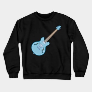 Semi acoustic guitar Crewneck Sweatshirt